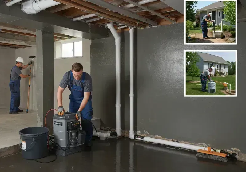 Basement Waterproofing and Flood Prevention process in Naples, UT